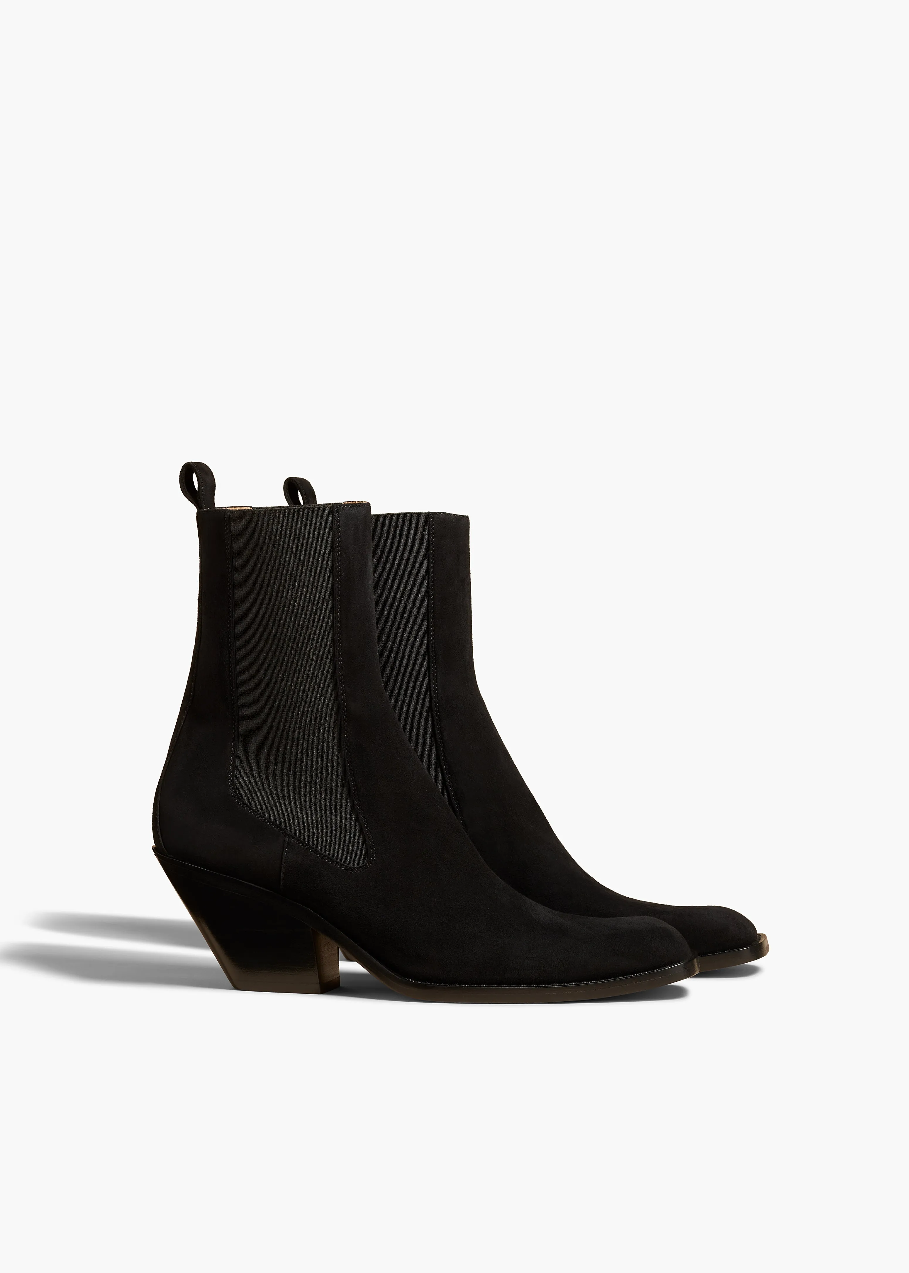 Austin Ankle Boot in Black Suede