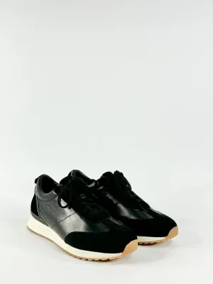 Bared Black 'Saker 2' Leather & Suede Sneaker - EU40