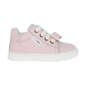BB8003 "Eve" Girls' Lace Up Trainer With Bow