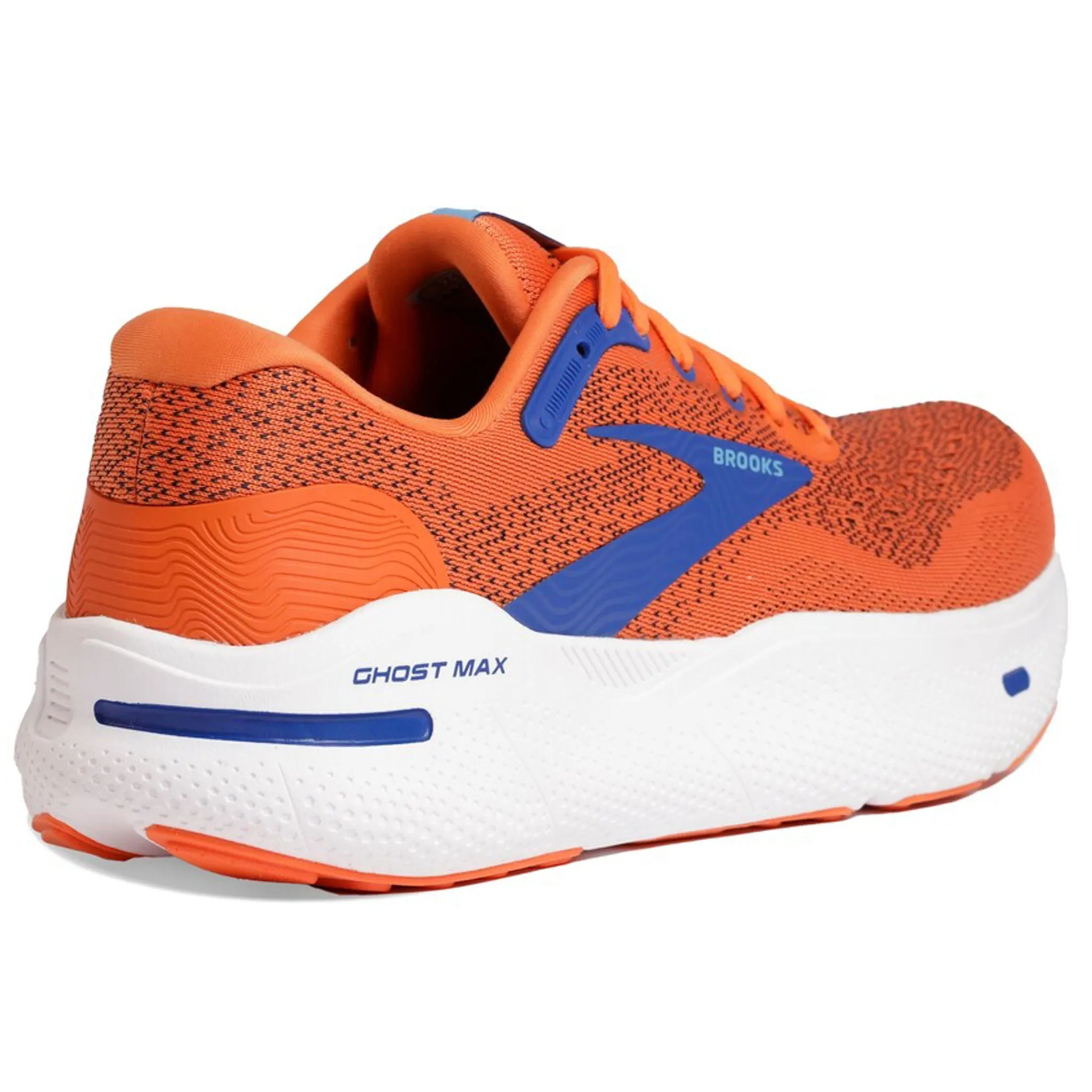 Brooks Ghost Max Men's Orange/Black/Surf The Web