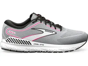 Brooks Womens Ariel GTS 23- Grey/Black/Pink (1203901B078)
