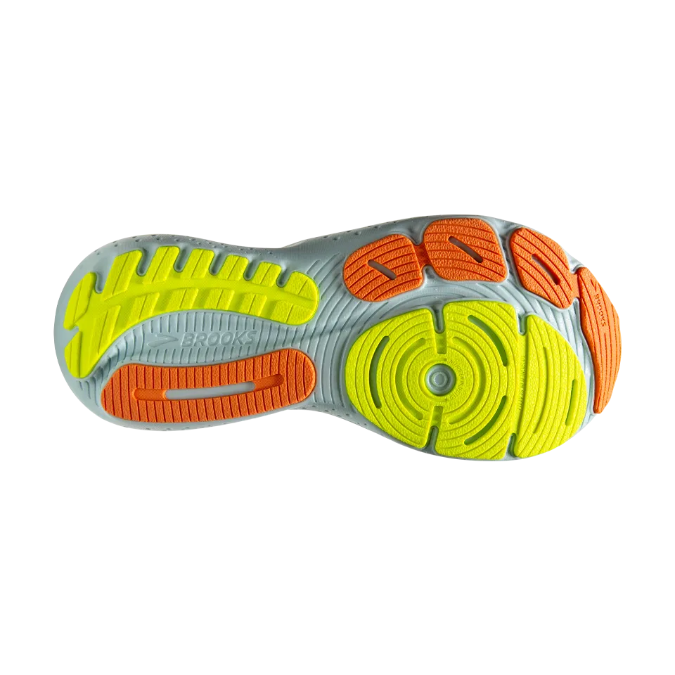 Brooks Women's Glycerin 21 D Width Coconut/Aqua/Autumn Sunset