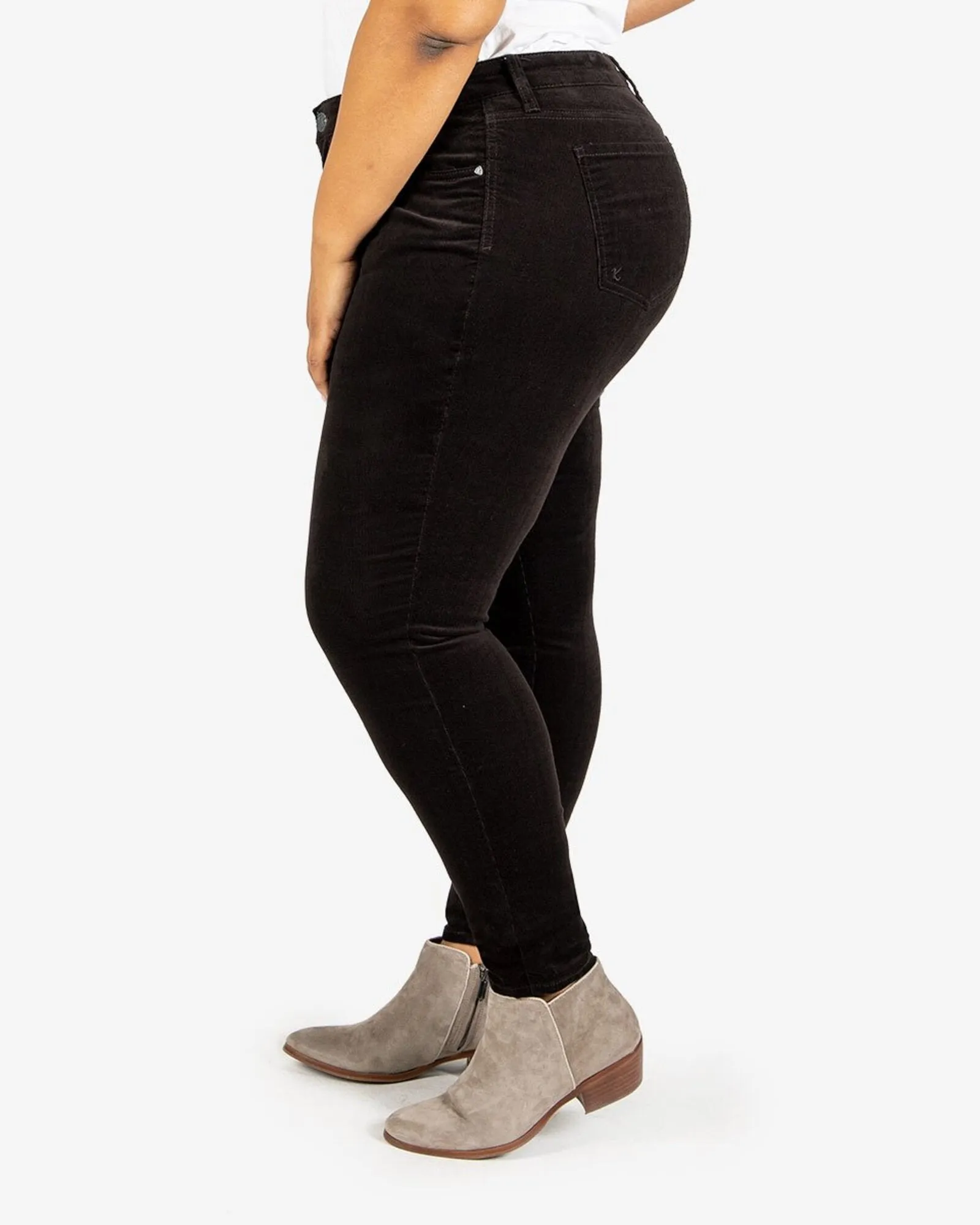 Claire Corduroy Pants | Black