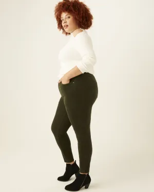 Claire Corduroy Pants | Olive Green