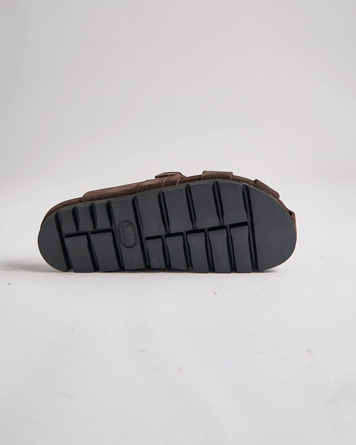 Dale 114667 Dark Brown Suede Slide Sandals