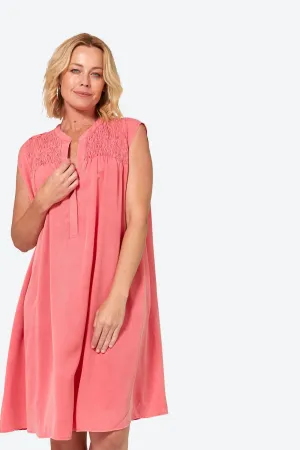 Eb & Ive Elan tencel dress Lychee