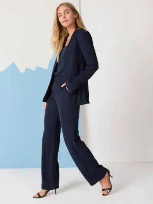 Eliot Wide Leg Social Trouser 31 Inch Inseam - Nic & Zoe F241843