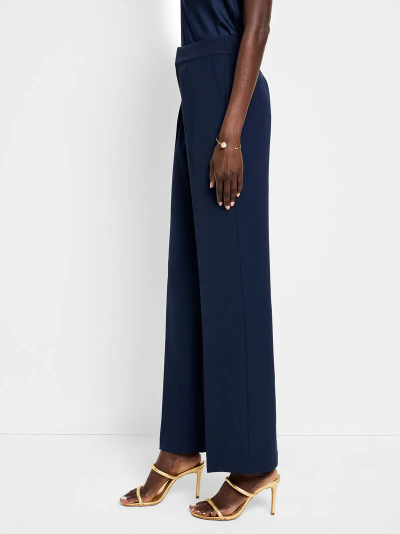 Eliot Wide Leg Social Trouser 31 Inch Inseam - Nic & Zoe F241843