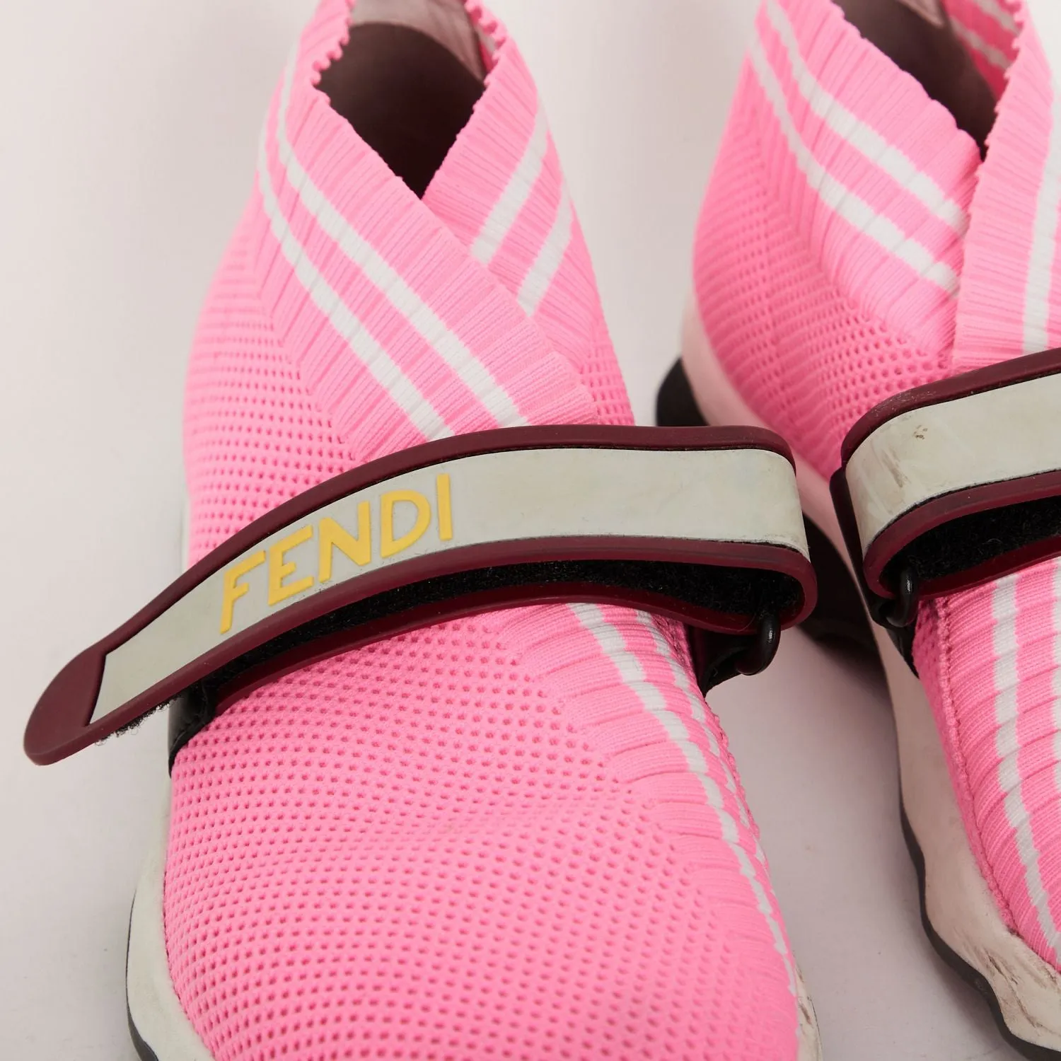 Fendi Neon Sock trainers Sz 38