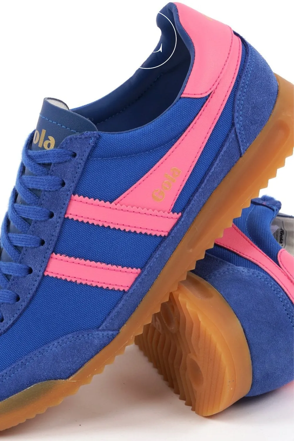 GOLA TORNADO CLB623XK SAPPHIRE/FLURO PINK TRAINERS