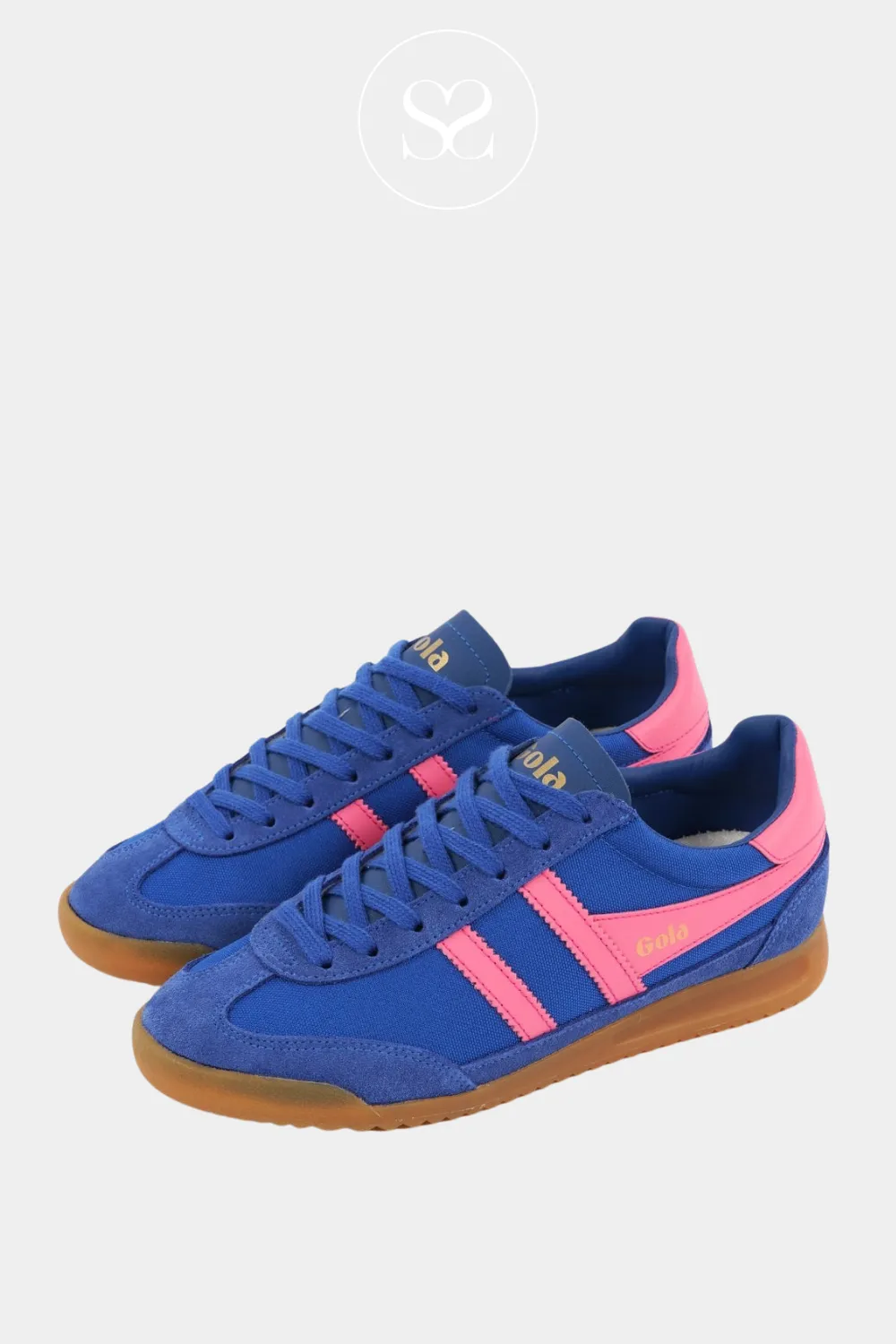 GOLA TORNADO CLB623XK SAPPHIRE/FLURO PINK TRAINERS