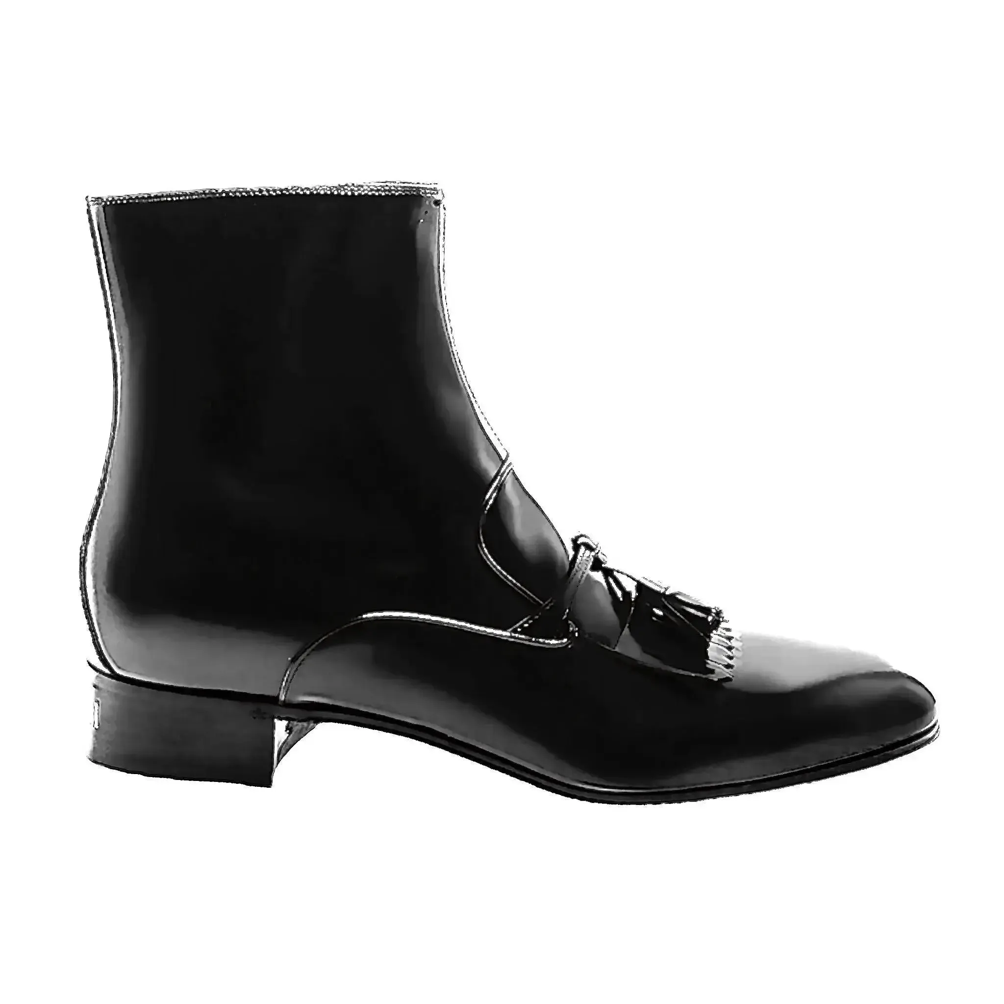 Gucci Tassel Ankle Boots