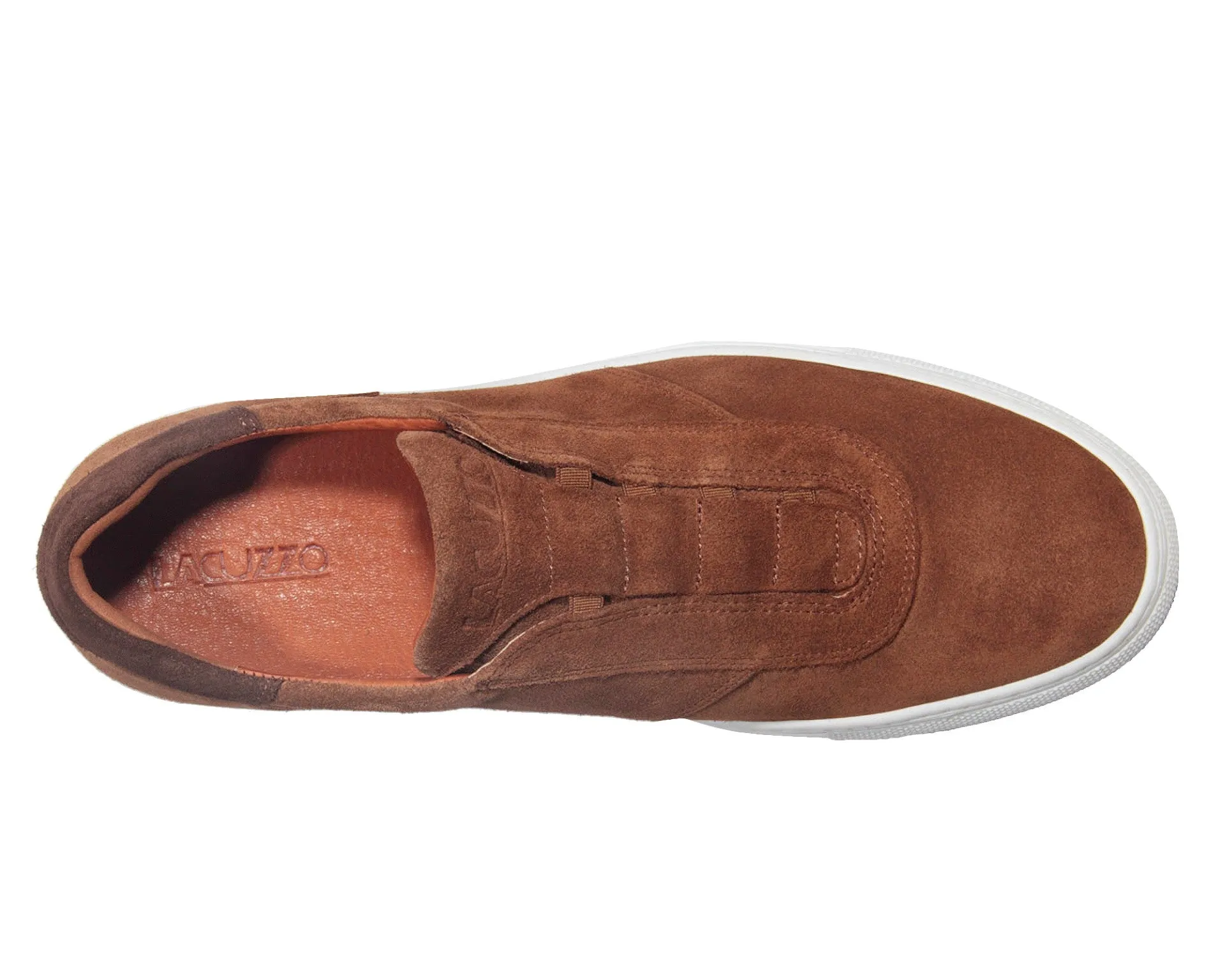ID24553-Lacuzzo Brown Slip On Suede Shoe