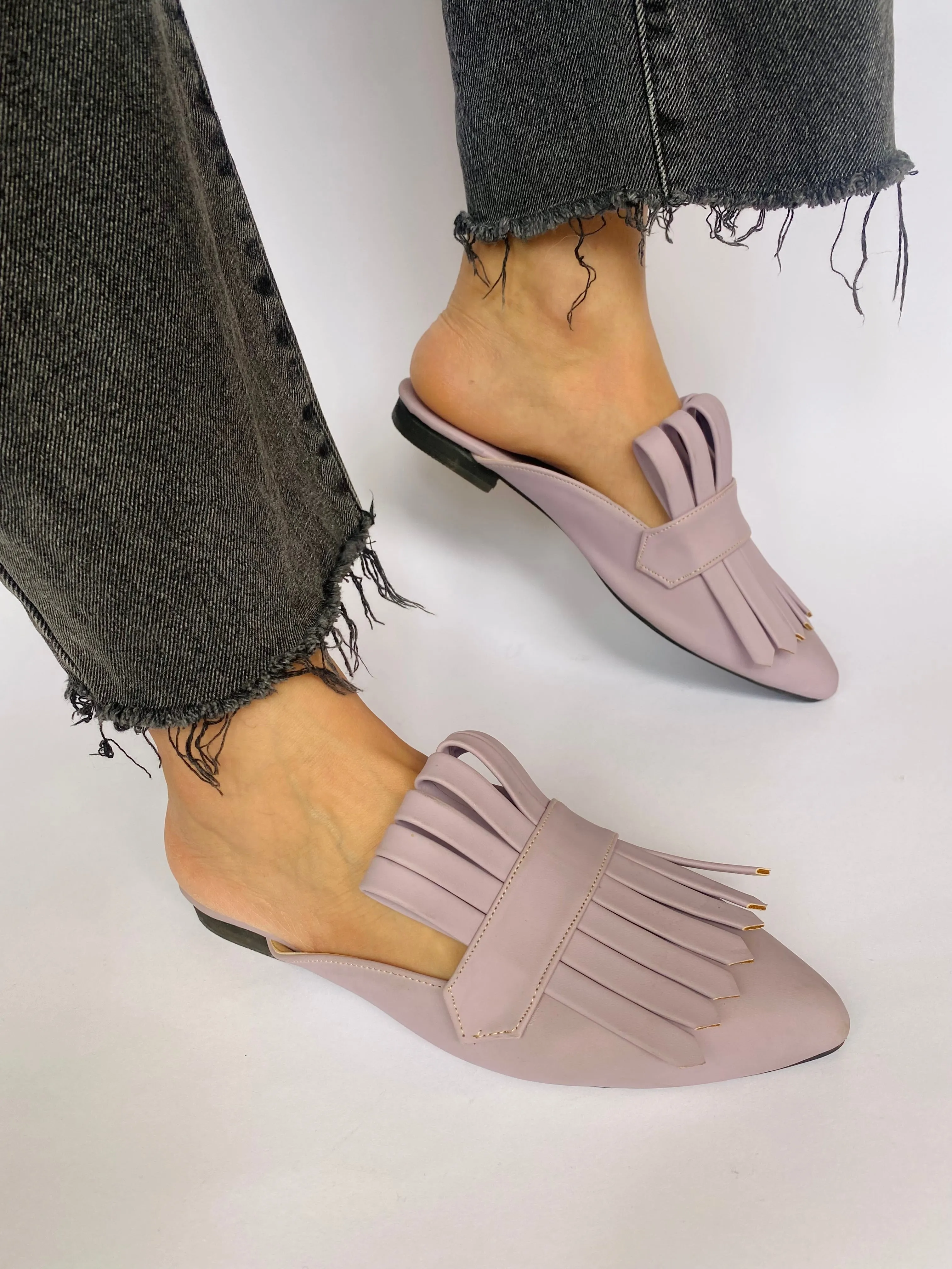 Lilac Met Gala Mules