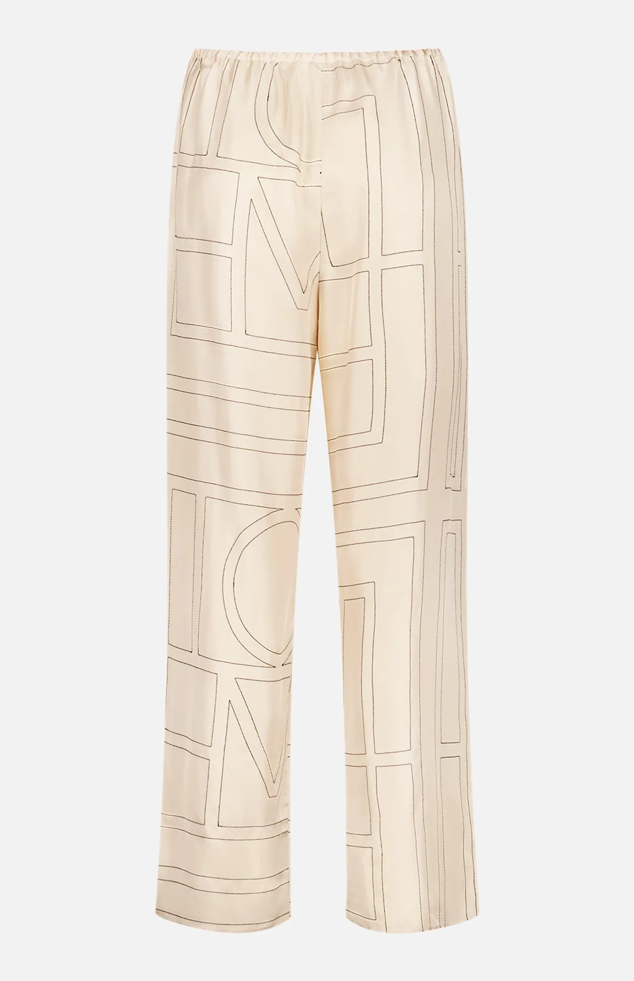 Monogram Silk PJ Bottoms