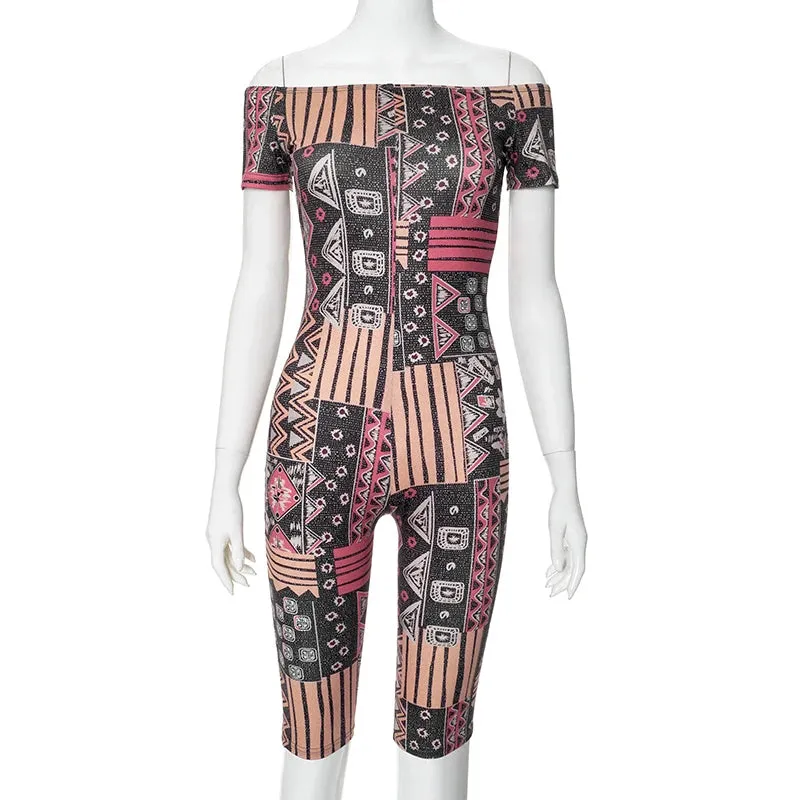 Paisley Off The Shoulder Jumpsuit