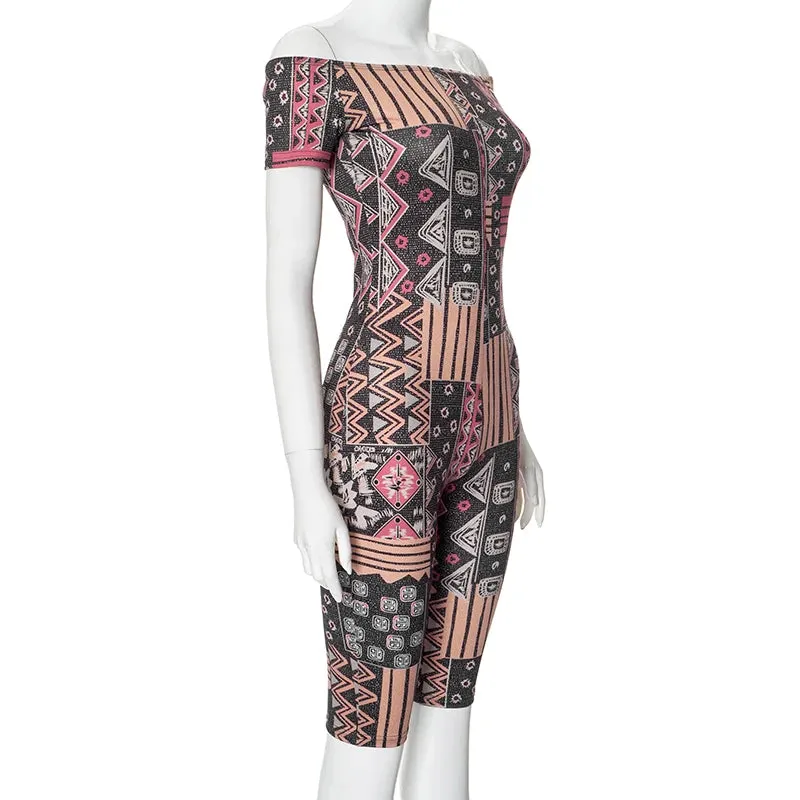 Paisley Off The Shoulder Jumpsuit