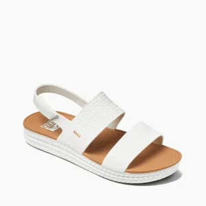 Reef Women's Water Vista Sandals- White/ Tan