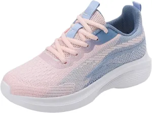 Running Shoes for Men Slip On Walking Sneaker Mesh Breathable Non Slip Cushioning Sneakers Lace Up Tennis Gym Workout Shoes