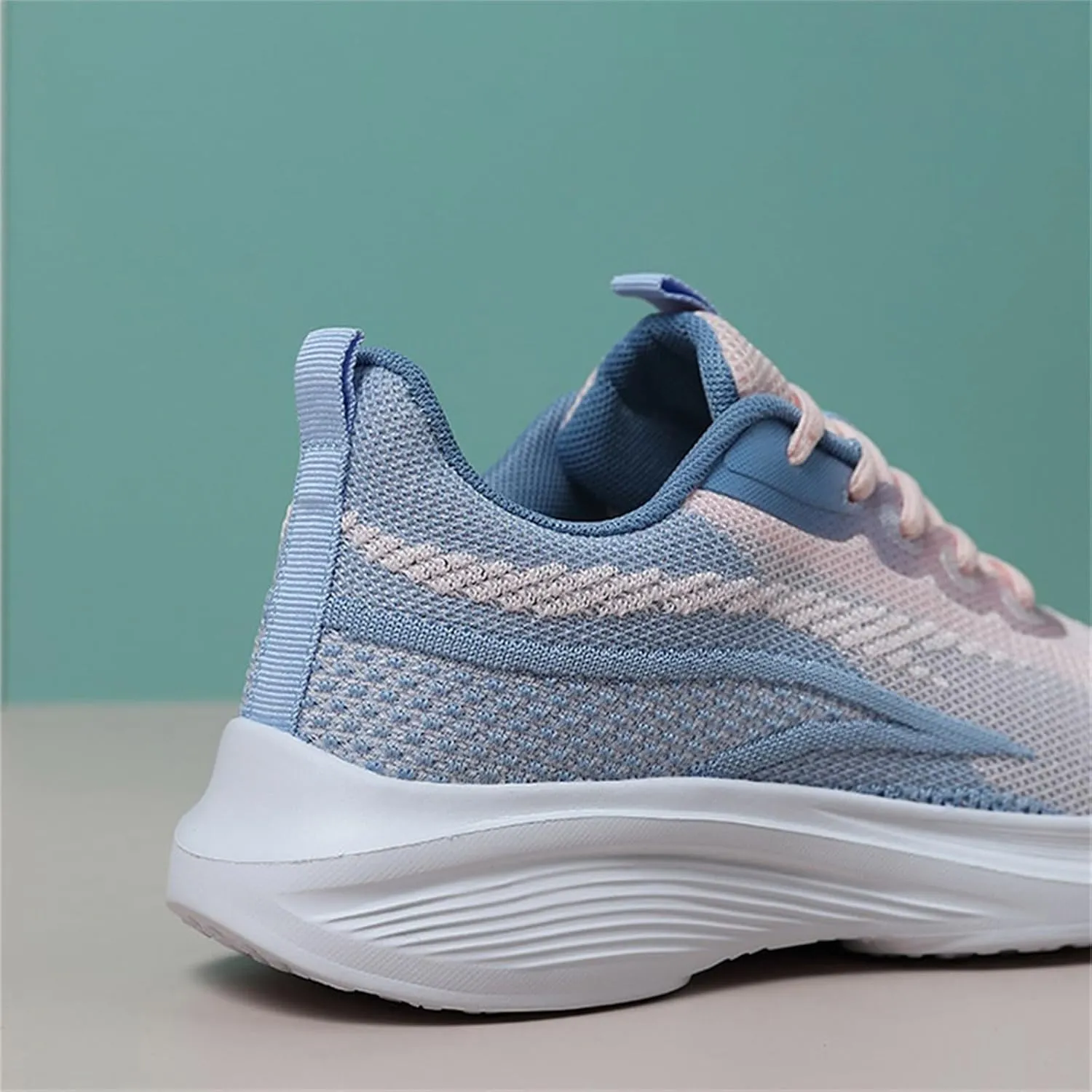 Running Shoes for Men Slip On Walking Sneaker Mesh Breathable Non Slip Cushioning Sneakers Lace Up Tennis Gym Workout Shoes