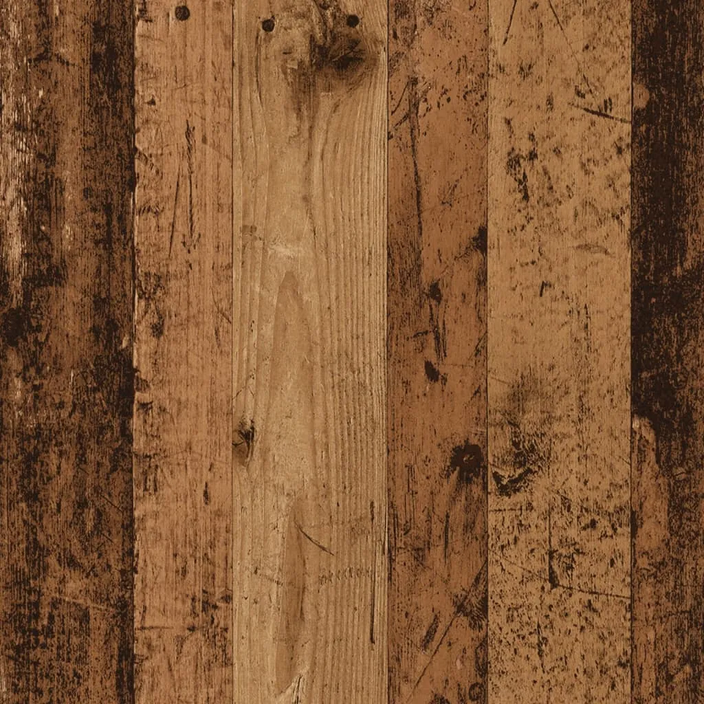 Shoe Cabinet Old Wood 28x27x102 cm Engineered Wood