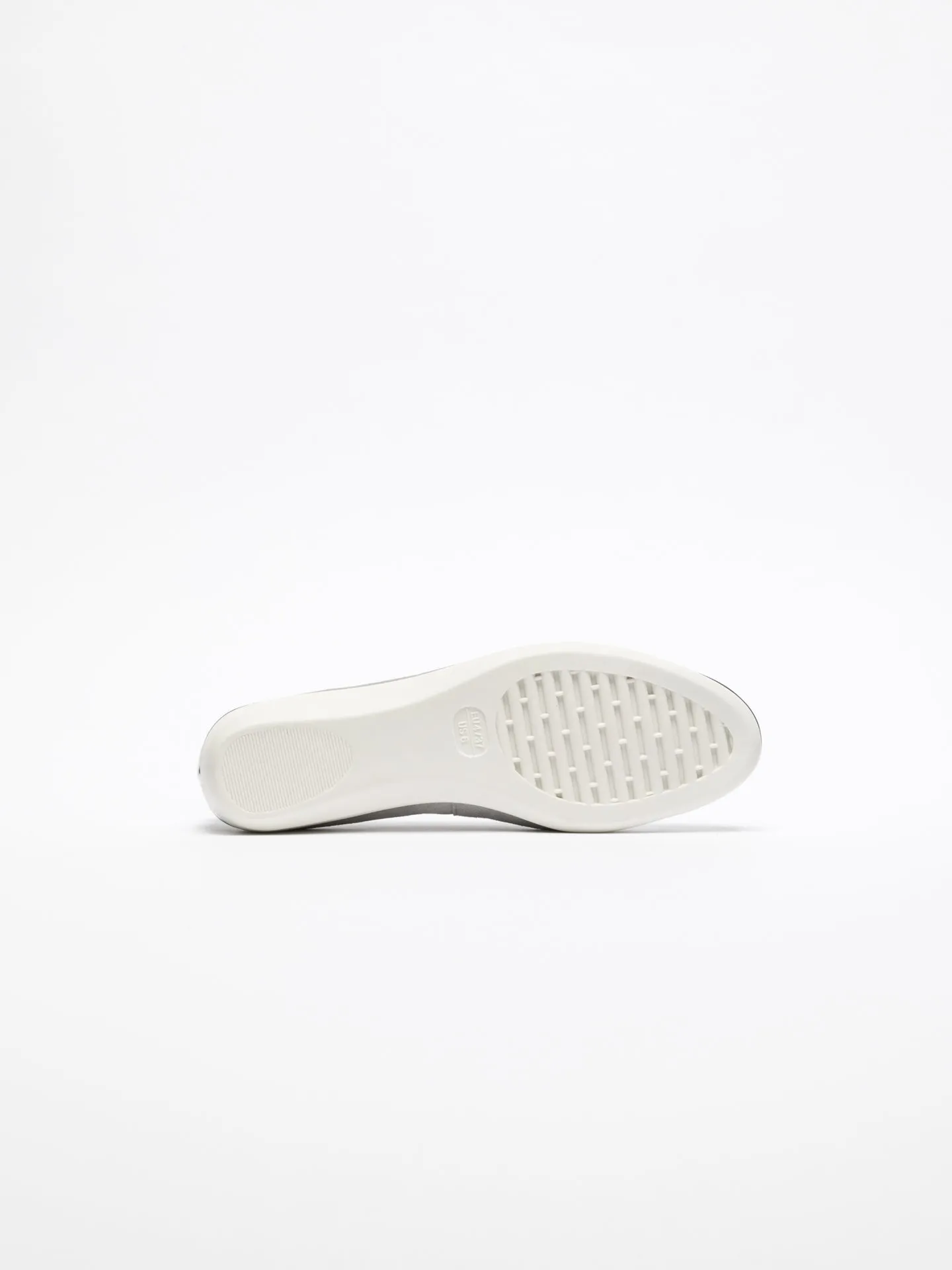 Silver Round Toe Ballerinas