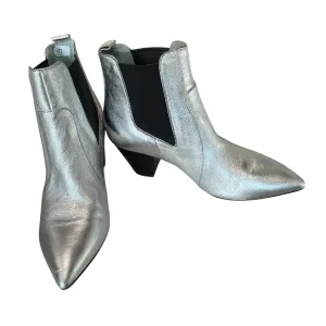 SIZE 37.5 Silver Marc Jacobs Booties