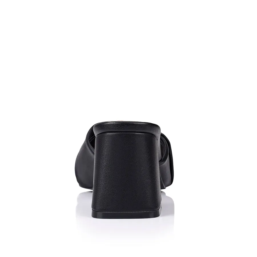 Stella Heels - Black Smooth