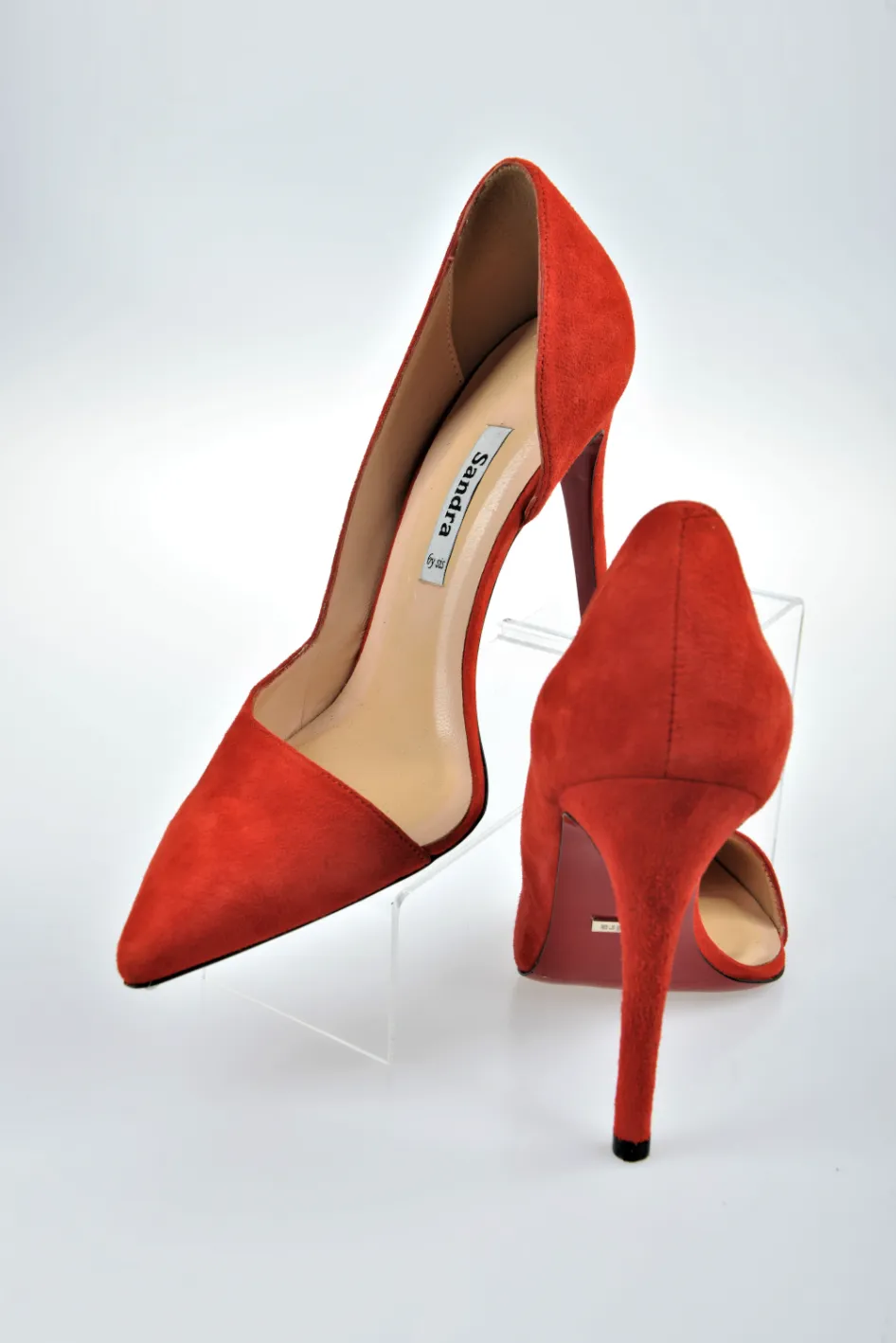 Suede Open Heel