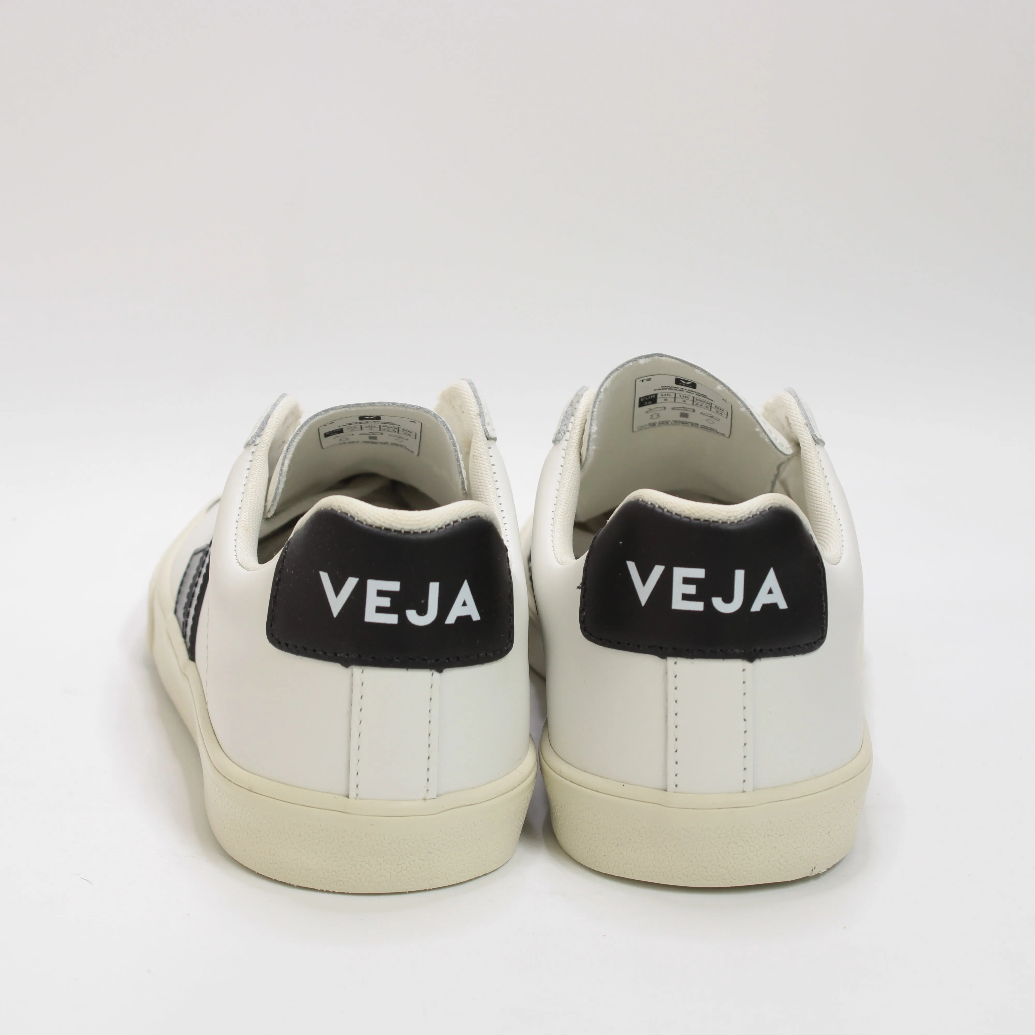 Womens Veja Esplar White Black F Uk Size 3