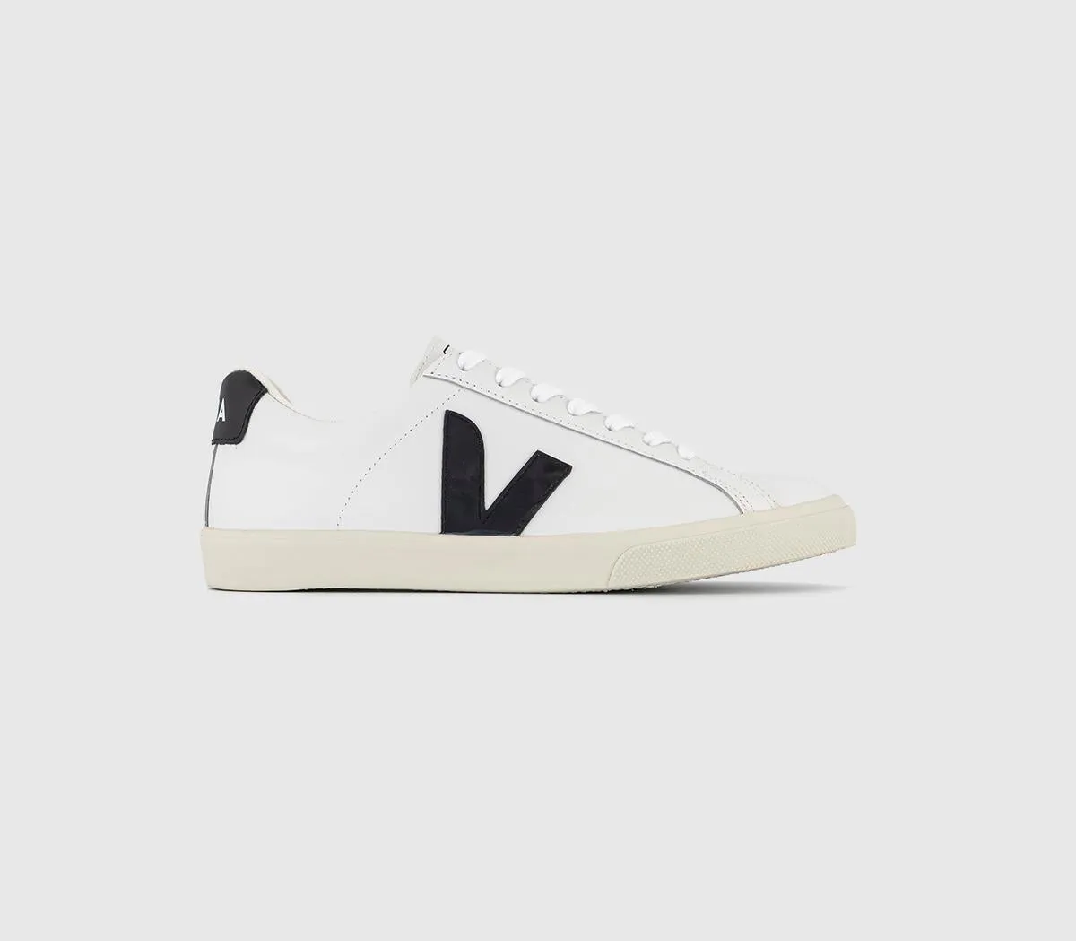 Womens Veja Esplar White Black F Uk Size 3