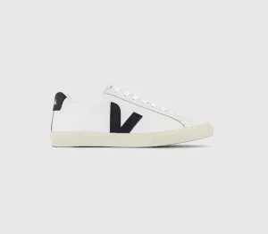 Womens Veja Esplar White Black F Uk Size 3