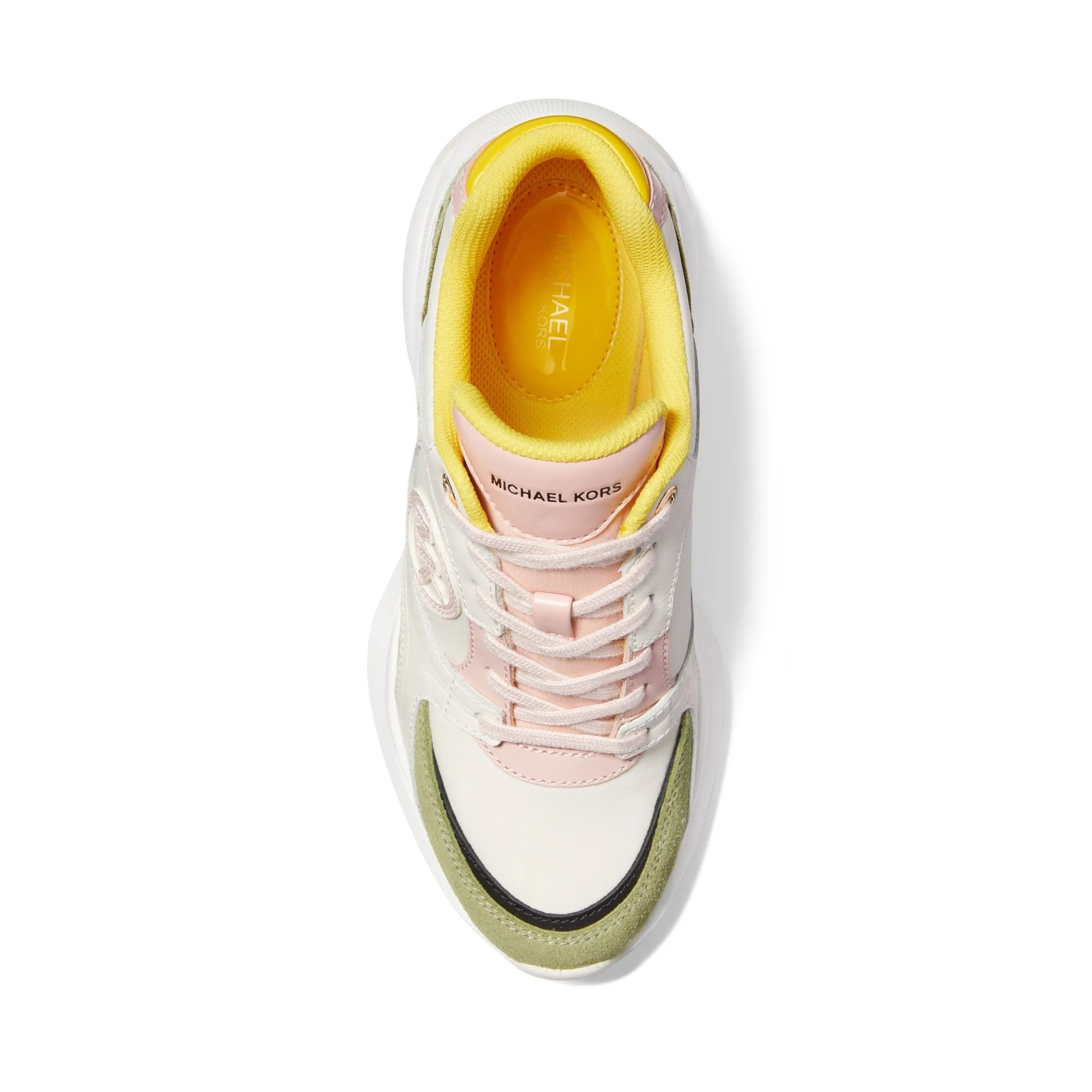 Zuma Color-Block Leather Trainer