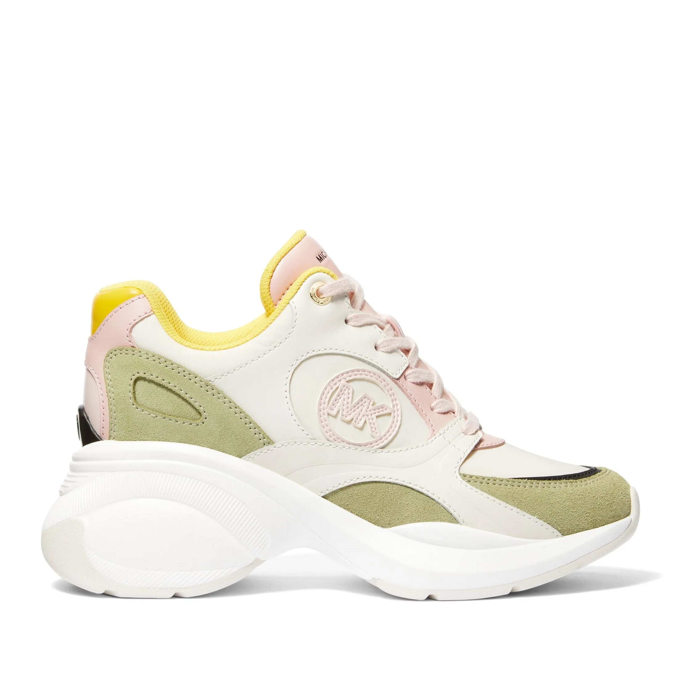 Zuma Color-Block Leather Trainer